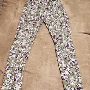 LuLaRoe Girl's Tween Floral Leggings Bundle option